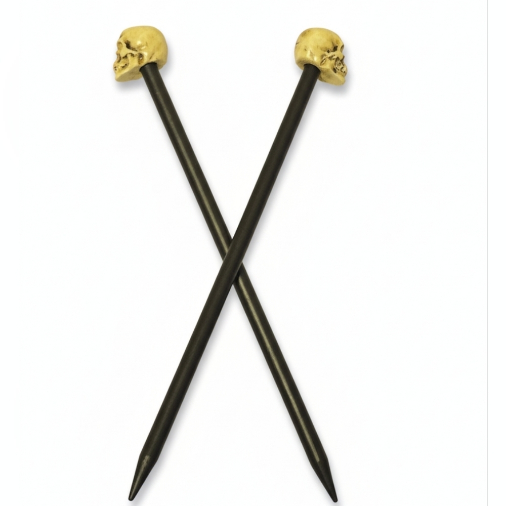 NEW Skull Hair Sticks (Includes 2)